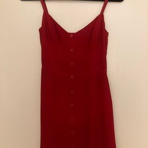 mini Reformation cherry dress size 0